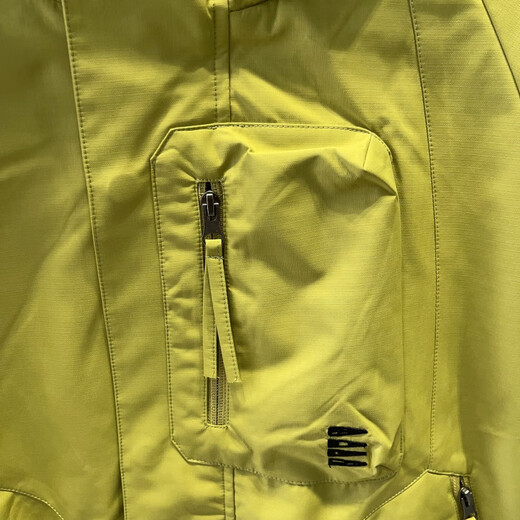 GUANGAN AEPE Hong Kong counter windproof and waterproof high-end green men's jacket hooded loose trendy brand design outer jacket fluorescent green L 125-140Jin Jin equals 0.5 kg