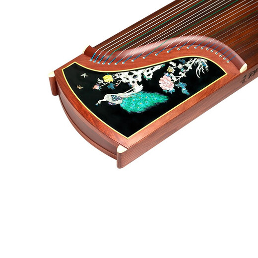 Dunhuang Brand Dunhuang Guzheng 694dq Serie Teshi Guyi Sumu Professionelle Leistung Bewertung Zheng Shanghai Folk Musical Instrument Factory 694LC Peacock Picture (volles Accessoires)