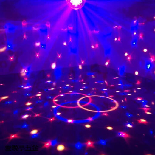 Ziyingcha KTV colored lights, colorful lights, household rotating KTV colored lights, colorful magic ball stage lights, flash lights, spotlights, rotating seven
