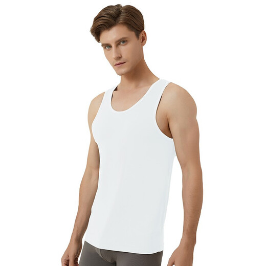 Schiesser men's base layer vest imported from Europe Modal breathable home camisole E5/5643V black 2XL