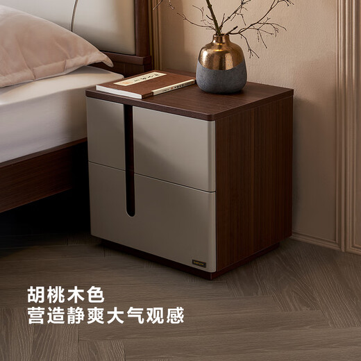 Quanyou Home Bedroom Bedside Storage Cabinet Storage Cabinet New Chinese Style Floor-standing Small Cabinet Furniture