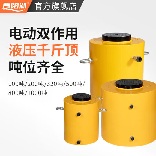 XMSJ电动液压千斤顶QF型双作用油压DYG12350吨分体同步大吨位油泵起重 特殊型号行程定制