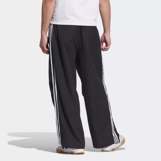 阿迪达斯（adidas）三叶草男裤2024秋季新款舒适运动时尚休闲长裤JW9896 黑色|JW9896 L