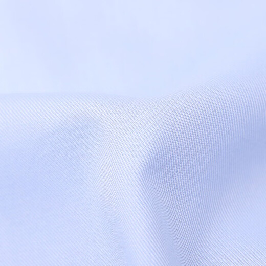 YOUNGOR short-sleeved shirt men's DP iron-free shirt cotton fabric comfortable breathable flat anti-wrinkle easy to care VSDP170011IFA light blue 40
