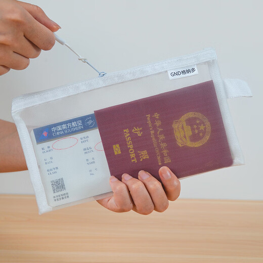 Warm Passport Storage Bag Overseas Travel Document Bag Transparent Portable Boarding Pass Card Travel Protective Cover Storage Bag A6 Small Single Layer 3 Pack