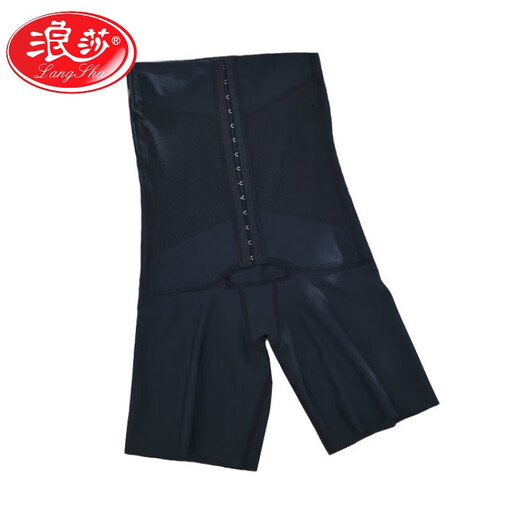 浪莎（LangSha）新款收小肚神器高腰排扣强力收腹裤夏季束腰提臀显瘦产后塑身裤女 肤色 2XL 120-135斤