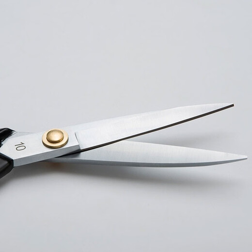 Yongjixing Ciseaux 8-12 pouces Ciseaux de tailleur Rivets réglables en acier au manganèse forgé à la main Coupe de tissu à coudre Ciseaux de coupe de vêtements Ciseaux de tailleur Blanc #12