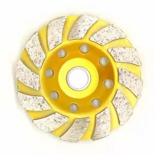 Vinoa bowl grinding disc dry grinding diamond bowl grinding disc cement concrete angle grinder grinding disc polishing wall polishing artifact 100# cement concrete grinding disc bowl grinding 1 piece