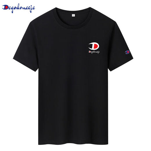 Champion verheißungsvoll offizielle Trendy-Markenpaare aus Baumwoll-Outfit runden Hals Kurzarm Männer und Frauenstil-Sorte T-Shirt Frauen halbärmelte Top 6621 Pure Cotton-Purple 2xl 155-170jin [Jin gleich 0,5 kg]