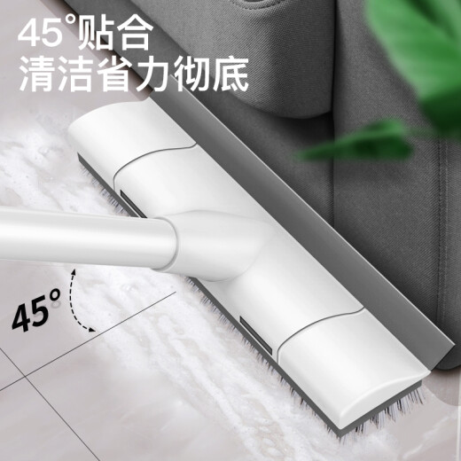 Baojiajie squeegee floor brush multi-functional long-handled hard-bristle brush bathroom carpet cleaning brush bathroom toilet tile floor brush