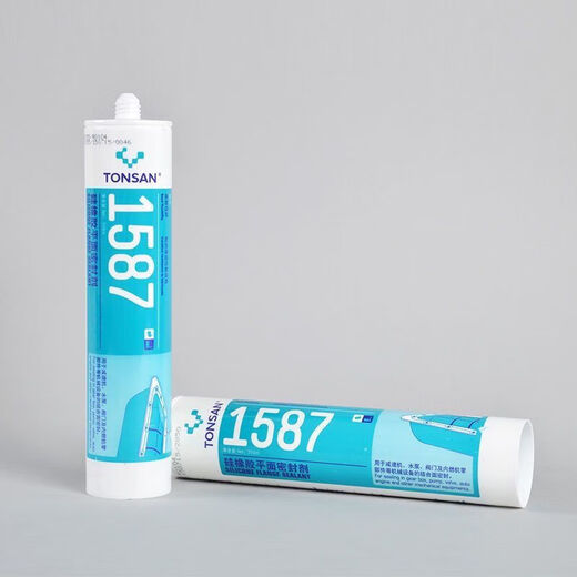 天山1587密封胶1598 1596 1592 全系列硅橡胶平面密封剂 310ml/1527T透明