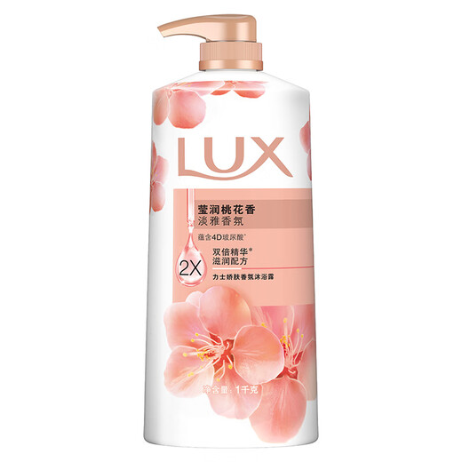 Lux (LUX) Shower Gel, Peach Blossom Fragrance, Elegant Fragrance, Skin Fragrance Shower Gel 1000g, Fragrance