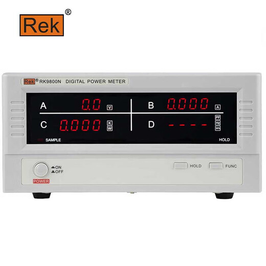 RK9800N数字功率计数显电量测量仪台式高精度功率电参数测试仪 RK9901N(报警型12KW)