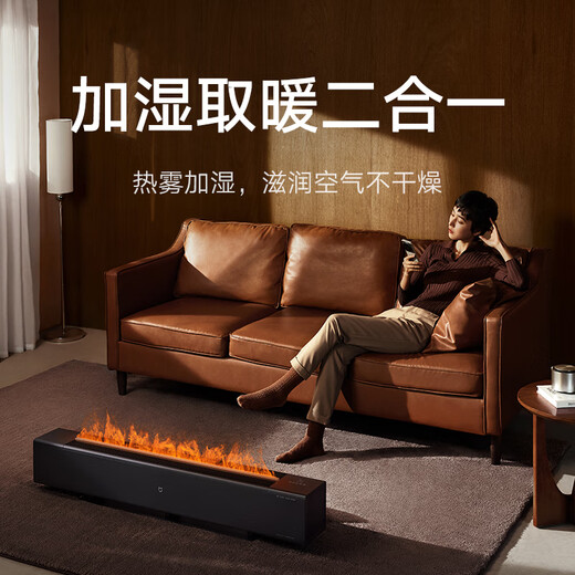 Mijia Xiaomi APP Smart CCTV2 Consumer Proposition Display Product Graphene Baseboard Electric Heater Flame Version Dual Graphene OCC Home TJXDNQ06ZM
