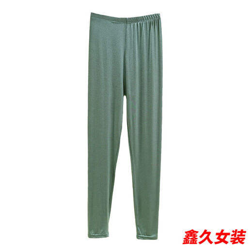 美安嘉莫代尔打底裤女春夏内外穿紧身显瘦小脚九分长裤宽松高腰大码秋裤 浅灰色 XL (建议120-140斤)