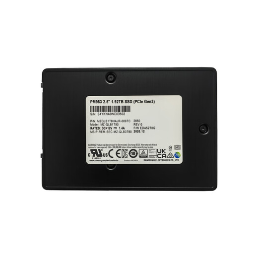 Intel Samsung PM983 Drive de estado sólido 1.92T/3.84T/7.68T PM983A/7.68T PM983/3.84TB