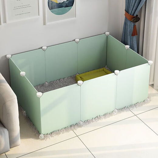 Raft core kitten cage kitten fence dog small dog rabbit indoor home isolation guardrail fence dog fence pet fence standard A type/4 pieces/35*35*35 resin paint