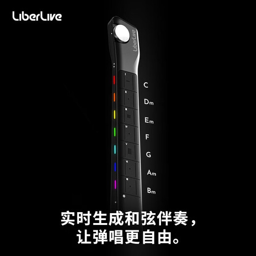 Liberlive Stringlesslesless guitare Smart Electronic Guitar débutant Automatic Singing Professional Folk Songs Ivory White
