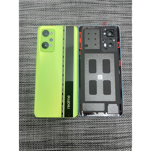 ASuitable for GTNeo2 original back cover glass Realme GTNeo2 original battery cover rear case rear screen GT Neo2 black original back cover with lens