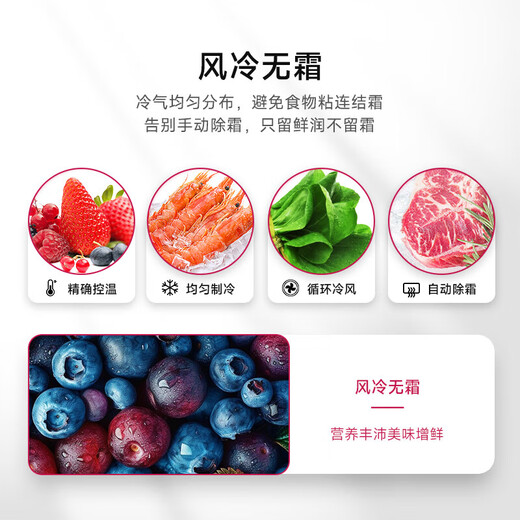 LG664升对开双门冰箱家用大容量 风冷无霜智能变频节能 超薄嵌入式电冰箱 家用冷冻冷藏 储鲜低噪音 【2024新品推荐】白色S674MEG11D