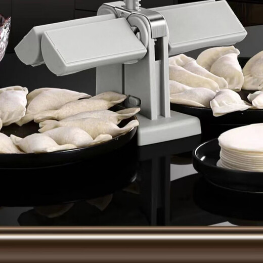Qianke automatic dumpling making artifact household dumpling mold dumpling skin flower bag dumpling machine pinch dumpling artifact small automatic dumpling making machine one-press forming/delivery spoon