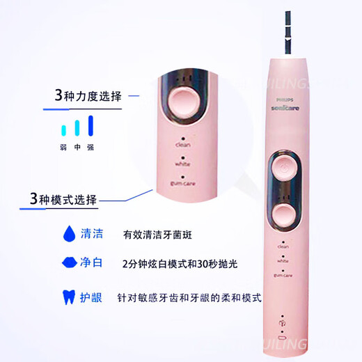Philips Philips Elektrische Zahnbürste HX681/HX682/HX684/HX685/HX686 SOUND WALL WALL -Schwingung Zahnbürste Geschenk HX686P+Originalbürstenkopf*1+Originallader