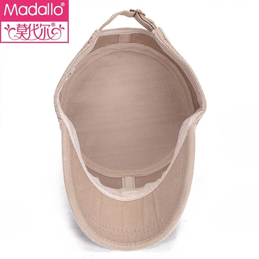 Modal hat men's peaked cap flat-top hat middle-aged and elderly dad military hat casual trend sun protection sun hat outdoor fishing wrapped flat-top hat green