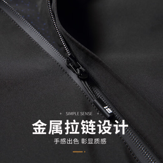 Snow flying thick jacket men's autumn and winter jacket removable hat warm cotton jacket jacket jacket top casual jacket 185