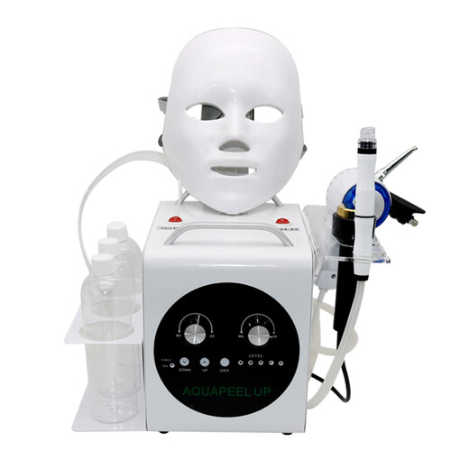 Instrumento de belleza multifuncional, dispositivo especial de succión de puntos negros para salón de belleza, pequeño instrumento de limpieza de burbujas, introducción e hidratación facial, succión de puntos negros + inyección de oxígeno + introducción de hielo + carrito