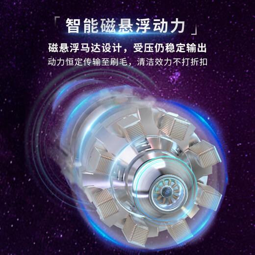 飞利浦（PHILIPS）电动牙刷 生日礼物 成人情侣款送男生/女友 10倍清除牙菌斑1支刷头 钻石9系Pro礼盒