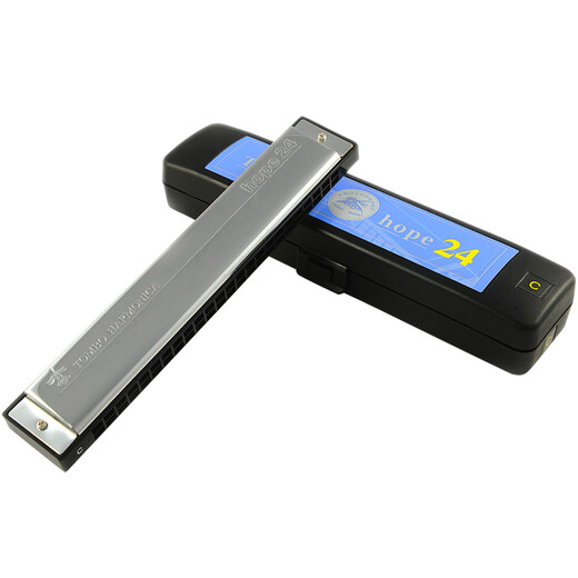 Tongbao Japan Tombo24 Hole Polyphonic Harmonica 6624 Классическая модель моделя для детей взрослых и женских упражнений для взрослых и женщин.
