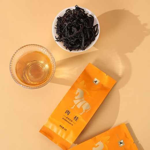 八马茶业乌龙茶 金马罐武夷岩茶肉桂一级160g中火罐装茶叶自己喝