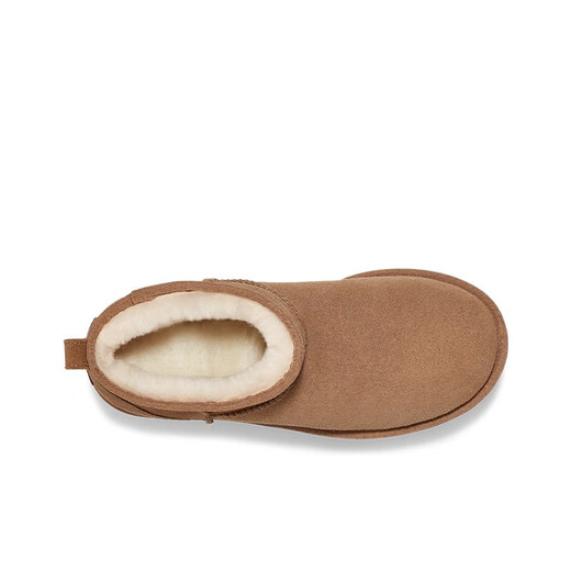 UGG Winter Women's Classic Mini Solid Color Thick-soled Solid Color Warm Casual Short Snow Boots 1135092 CHE | Maroon 37