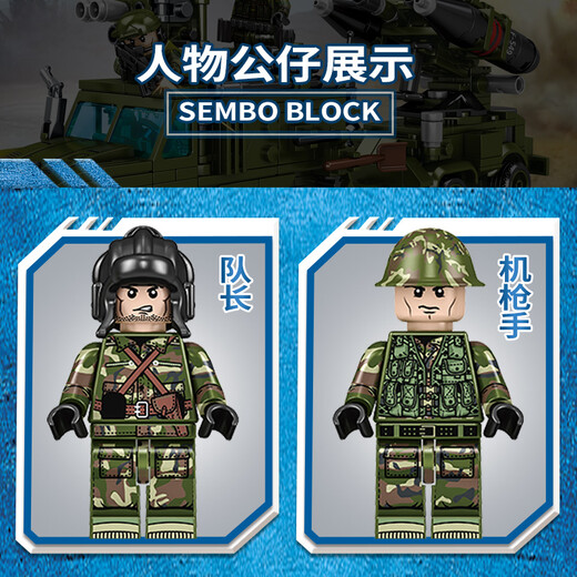 
Senbao Building Blocks 85 Main Station Tank Assembled Military Building Blocks Children's Model Toys Boys Birthday Gift 105514