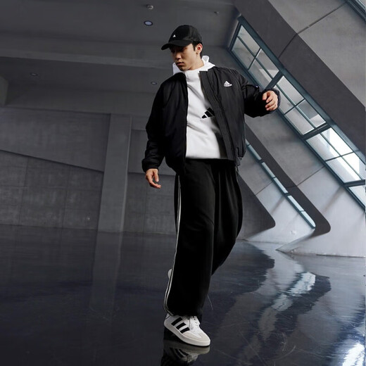 阿迪达斯 （adidas）棉服外套男装冬季新款运动服防风舒适保暖休闲棒球服飞行员夹克 JN4855 L