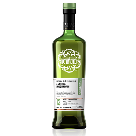 THE SCOTCH MALT WHISKY SOCIETY53.433 A match made in heaven, 13 years old, whiskey and wine