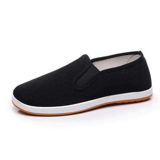 Ziweiqi Guotu 3522 waterproof shoes men's black one-foot old Beijing cloth shoes breathable lazy shoes quote beef tendon sole model 40