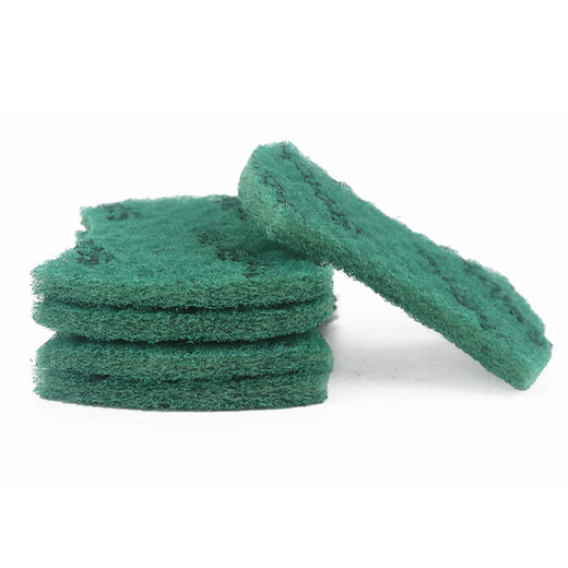3M Scotch kitchen scouring pad, hotel catering industry dishwashing cloth, pot cleaning cloth, household cleaning rag 6105 small size * 5 pack (iron pot and dish)