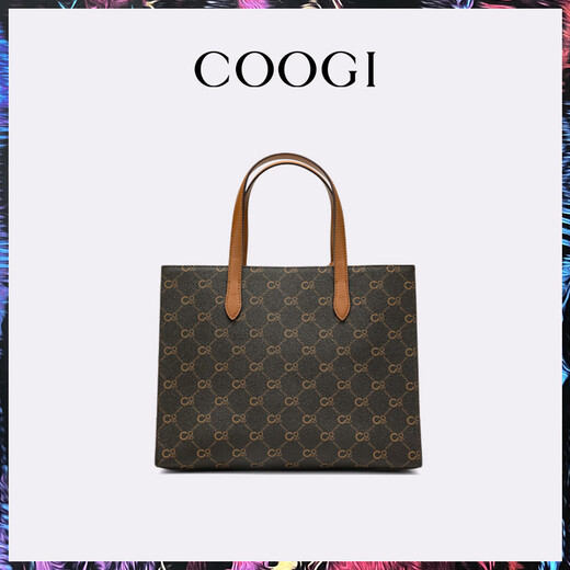 COOGI bag women's 2025 brand light luxury women's bag birthday Chinese Valentine's Day gift for girlfriend and wife brown