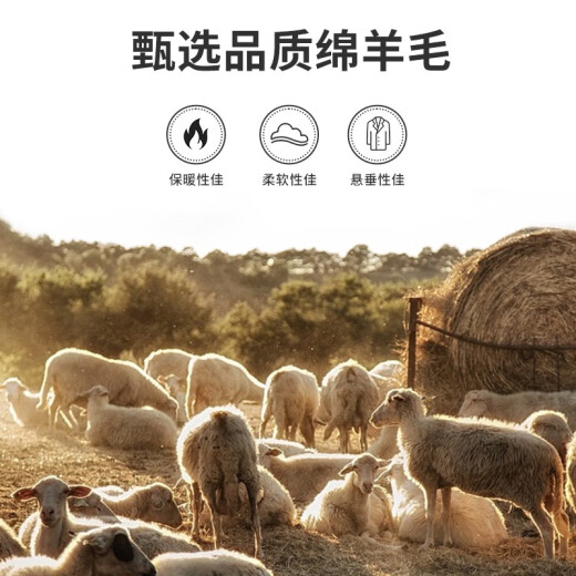 Navigare意大利小帆船羊毛夹克衫男士春季短款通勤外套保暖休闲开衫茄克男 暗夜黑 3XL /56