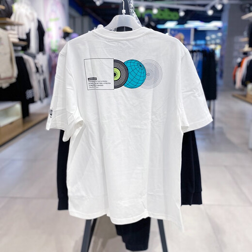 Adidas neo kurzärmelige sommers sommer komfortable atmungsbekleidung modische und vielseitig losen lässige obere halbärmelte t-Shirt HC9717/White Loose L