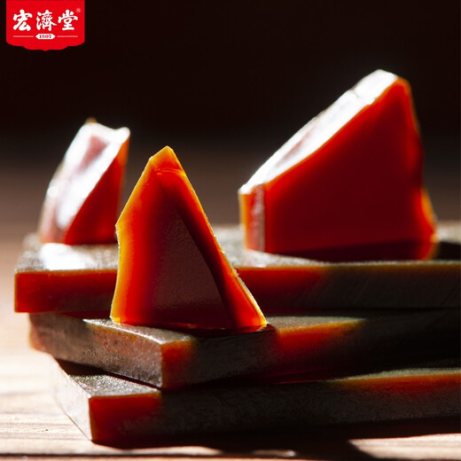 Hongjitang Esel-Hide-Gelatine 250g Esel-Hide-Gelatine-Blöcke, nährt Blut, nährt Yin, nährt Haut, feucht trocken und stoppt Blutungen, Schwindel, Herzklopfen, Unruhe und Schlaflosigkeit, nicht donopien-hide gelatinische Kuchen-Hader-Hide-Hide-Hide-Hide-Glikidiengelatin-Like-Glappen-Flüssigkeitsgelatine-Flüssigkeitsgelatine-Flüssigkeitsgelatine-Flüssigkeitsgelatine-Flüssigkeitsgelatine-Flüssigkeitsgelatine-Flüssigkeit