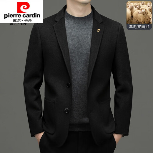 Pier Cardin High-End-Wolle doppelseitige Wollanzug Jacke für Männer High-End-Männergeschäft Casmer Cashmere Wollanzug Mantel Kamel Farbe 170 Größe empfohlen 100-125 Jin [Jin ist gleich 0,5 kg]