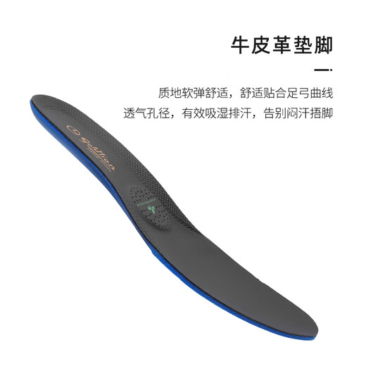 Goldlion Men's Shoes Loafers Fashion Personalized Leather Shoes Comfortable Set-Toe Business Casual Shoes G550330512AAA Black 40