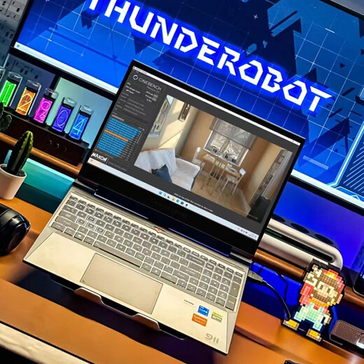 Thor 911MT Black Warrior 15,6/17,3-Zoll-Hochfruss-Gaming-Bildschirm 3060 Hühnchen-Ess-Design Gaming Second-Hand-Laptop 95 Neu I7-8750H GTX1050 Independent Graphics