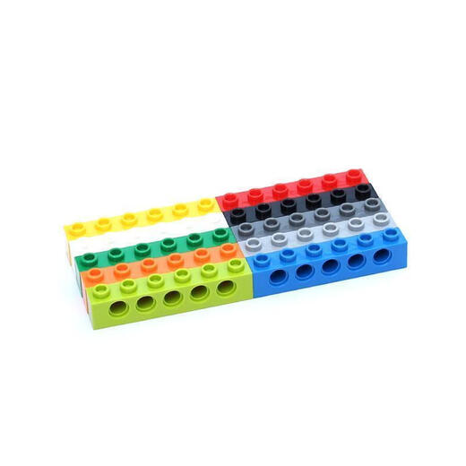 Совместим с LEGO 3894 Строительные блоки технологии небольших частиц, детали и кусочки Машины 1x6 с 5 -отверстиями кирпичи, 6 отверстий MOC Repair 1 1x6 с 5 -отверстиями Black