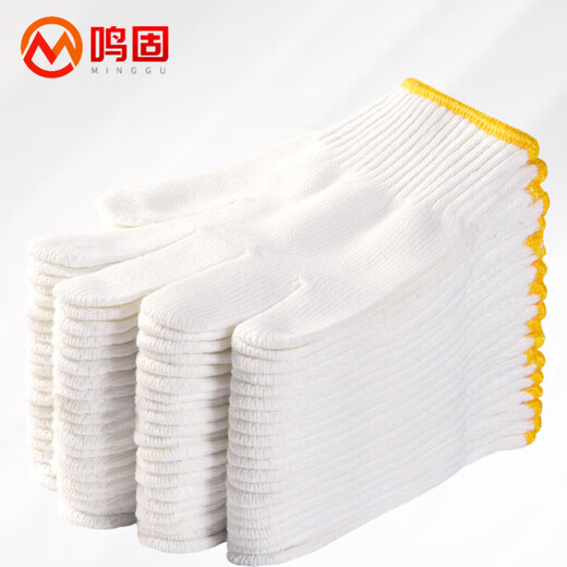 Minggu-Arbeitsschutzhandschuhe Drahthandschuhe Baumwollgarn Großhandel verdickte Verschleiß-resistente Arbeit Handschuhe 500A Grad Baumwolle 60 Paare [Fuß Jin [Jin gleich 0,5 kg] Fuß zwei] CW261328