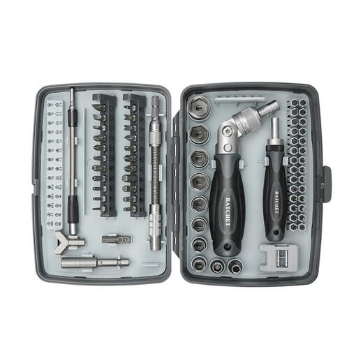 Ensemble d'outils à tournevis à clé à cliquet Réparation de moto combinaison Cylindre Multifinection Momeding Conducteur 9902A Tournevis à cliquet 68 pièces