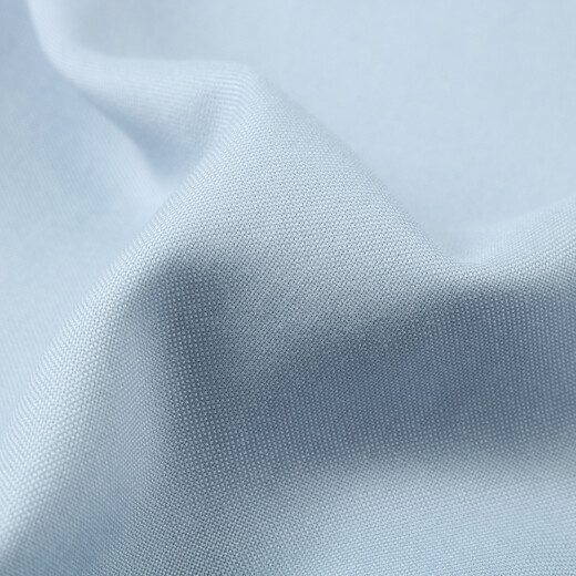 YOUNGOR long-sleeved shirt men's plain DP no-iron shirt cotton fabric comfortable, breathable, flat, anti-wrinkle and easy to care for Lake Blue 41 (175/96A)