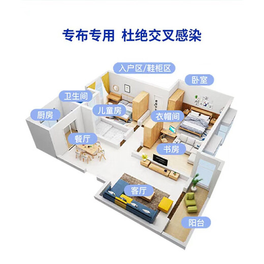 Qichenxing Qingxi Home Cleaning Area-specific absorbent and lint-free coral velvet nine-color housekeeping thickened special rags for cleaning. Beautifully packaged 9-color cleaning cloths.